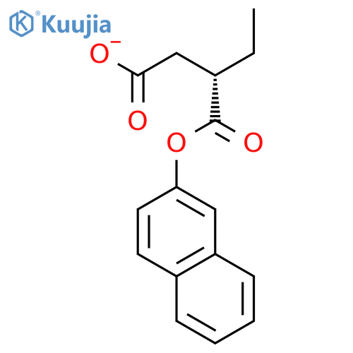 BUTANEDIOIC ACID, ETHYL-, 1-(2-NAPHTHALENYL) ESTER, (2S)- structure
