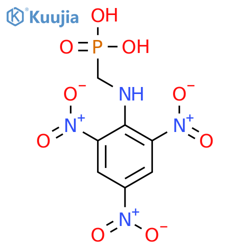 Phosphonic acid, [[(2,4,6-trinitrophenyl)amino]methyl]- structure