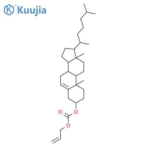 (3beta)-cholest-5-en-3-yl prop-2-en-1-yl carbonate structure