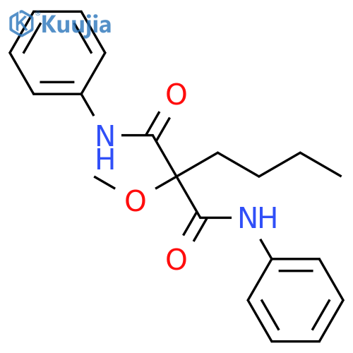 2-butyl-2-methoxy-N,N'-diphenylpropanediamide structure