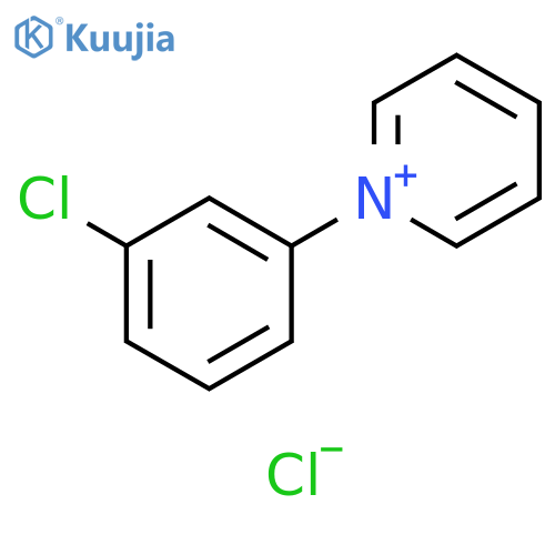 Pyridinium, 1-(3-chlorophenyl)-, chloride structure