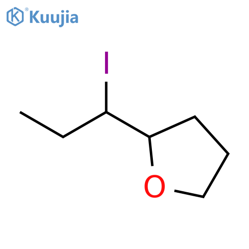 Furan, tetrahydro-2-(1-iodopropyl)- structure