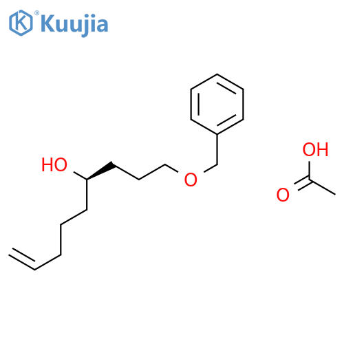8-Nonen-4-ol, 1-(phenylmethoxy)-, acetate, (4R)- structure