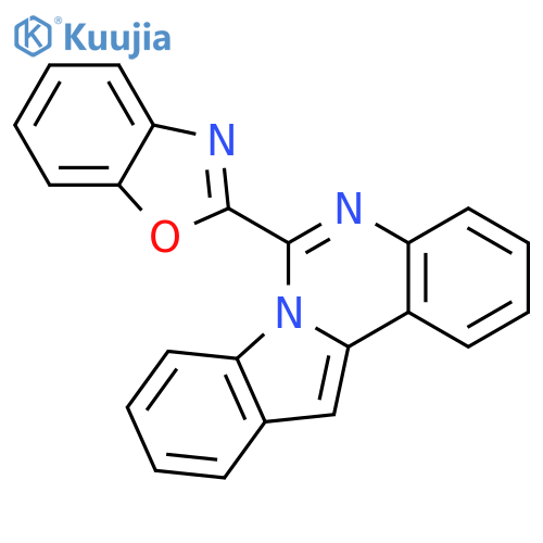 INDOLO[1,2-C]QUINAZOLINE, 6-(2-BENZOXAZOLYL)- structure
