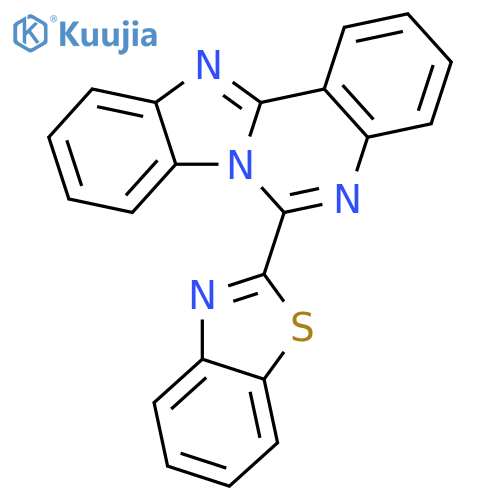Benzimidazo[1,2-c]quinazoline, 6-(2-benzothiazolyl)- structure