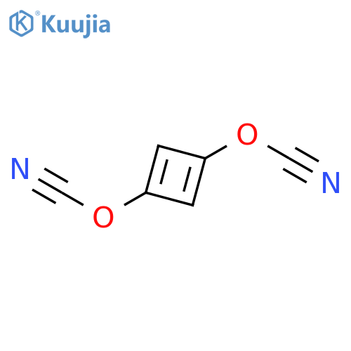 CYANIC ACID, 1,3-CYCLOBUTADIENE-1,3-DIYL ESTER structure