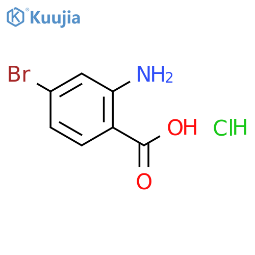 Benzoic acid, 2-amino-4-bromo-, hydrochloride structure