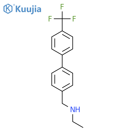 [1,1'-BIPHENYL]-4-METHANAMINE, N-ETHYL-4'-(TRIFLUOROMETHYL)- structure