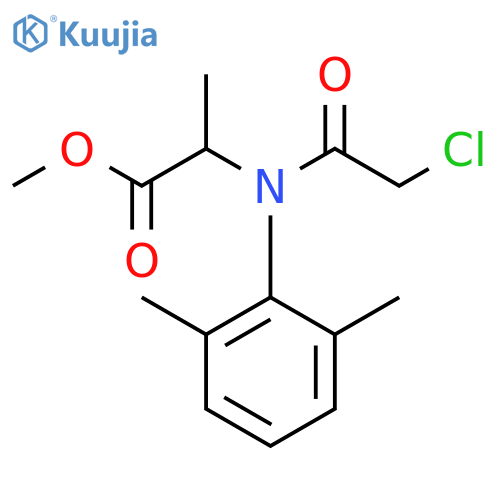 Alanine,N-(2-chloroacetyl)-N-(2,6-dimethylphenyl)-, methyl ester structure