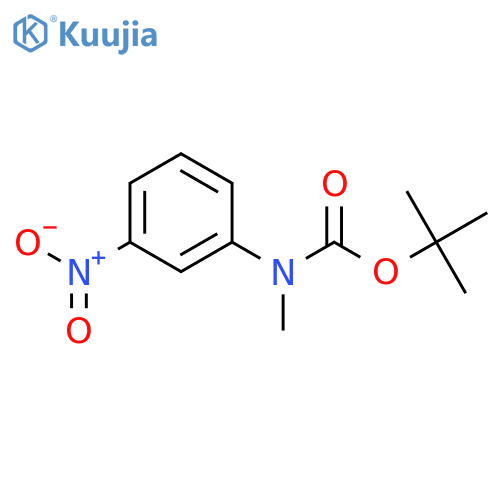 tert-Butyl methyl(3-nitrophenyl)carbamate structure