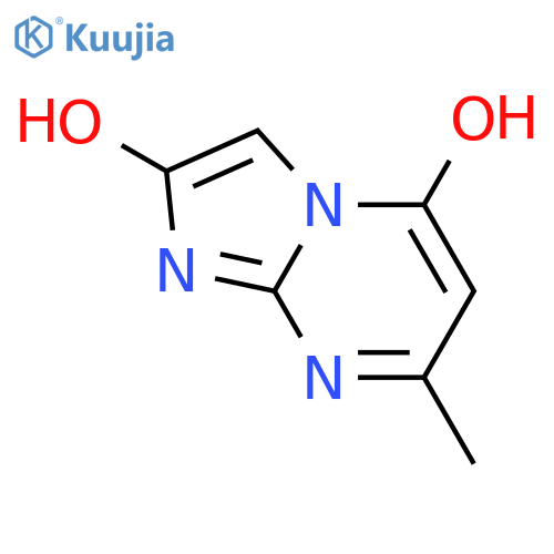 2-Hydroxy-7-methylimidazo[1,2-a]pyrimidin-5(8H)-one structure