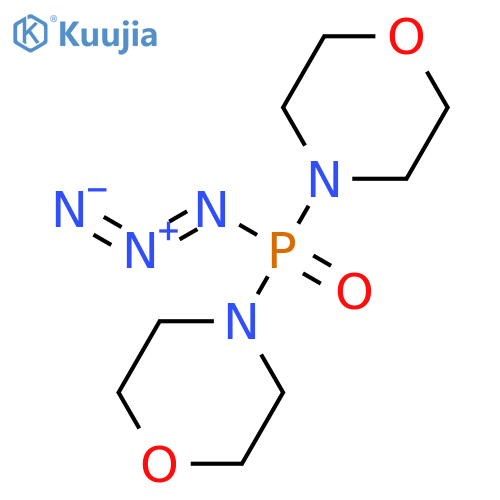 PHOSPHINIC AZIDE, DI-4-MORPHOLINYL- structure