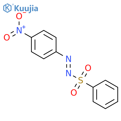 DIAZENE, (4-NITROPHENYL)(PHENYLSULFONYL)-, (1E)- structure