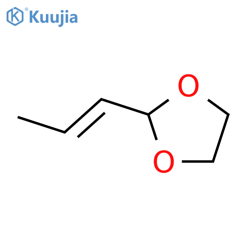 2-[(e)-prop-1-enyl]-1,3-dioxolane structure