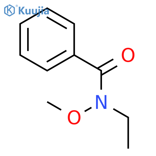Benzamide, N-ethyl-N-methoxy- structure