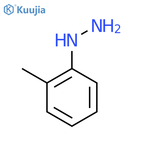 (2-methylphenyl)hydrazine structure