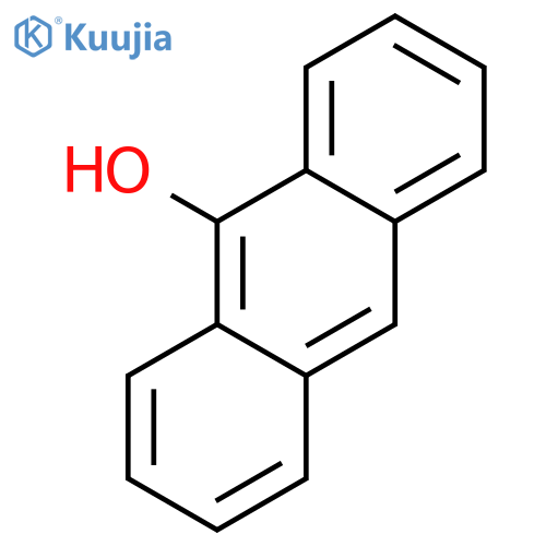 9-Anthracenol structure