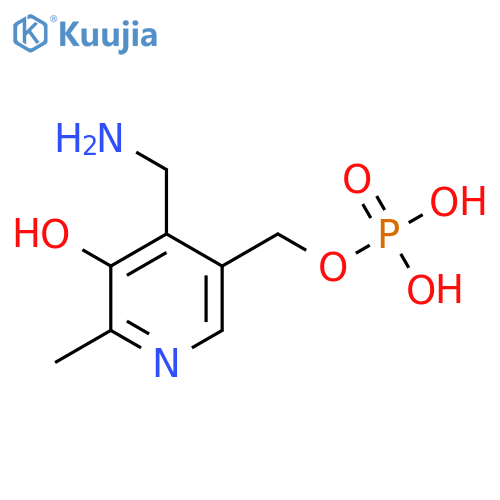 pyridoxamine-5'-phosphate structure