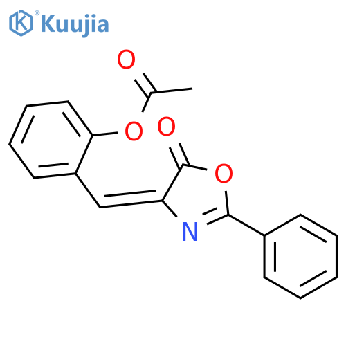 5(4H)-Oxazolone,4-[[2-(acetyloxy)phenyl]methylene]-2-phenyl- structure