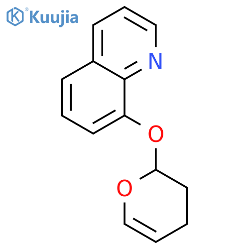 Quinoline, 8-[(3,4-dihydro-2H-pyran-2-yl)oxy]- structure