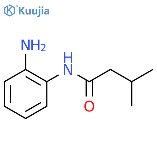 N-(2-Aminophenyl)-3-methylbutanamide structure