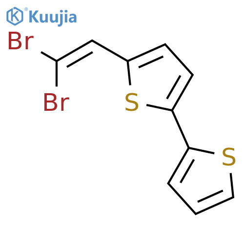 2,2'-BITHIOPHENE, 5-(2,2-DIBROMOETHENYL)- structure