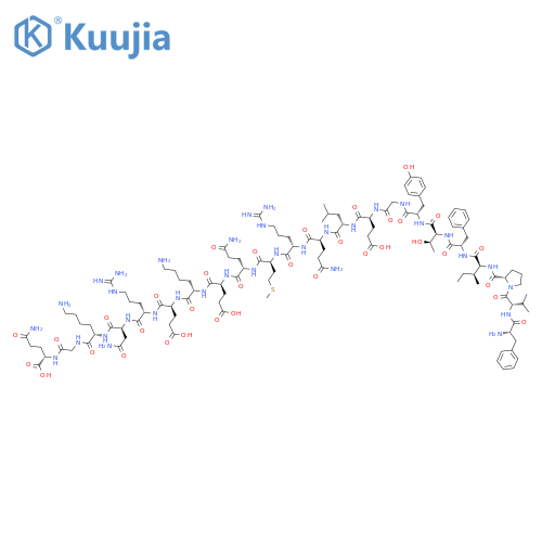 Motilin (26-47), human, porcine structure