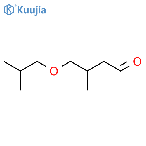 Butanal, 3-methyl-4-(2-methylpropoxy)- structure