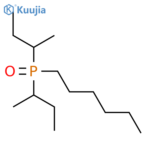 Phosphine oxide, hexylbis(1-methylpropyl)- structure