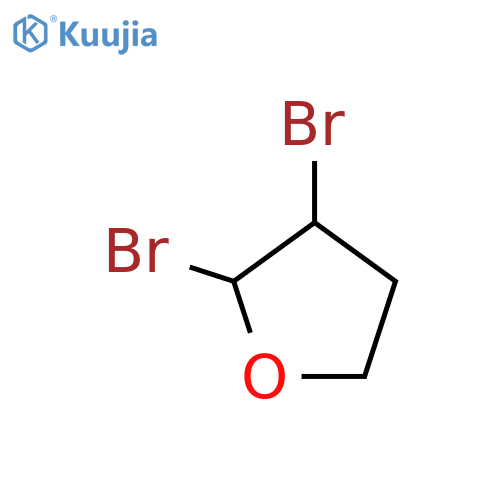 2,3-dibromotetrahydrofuran structure