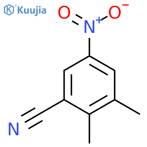2,3-Dimethyl-5-nitrobenzonitrile structure