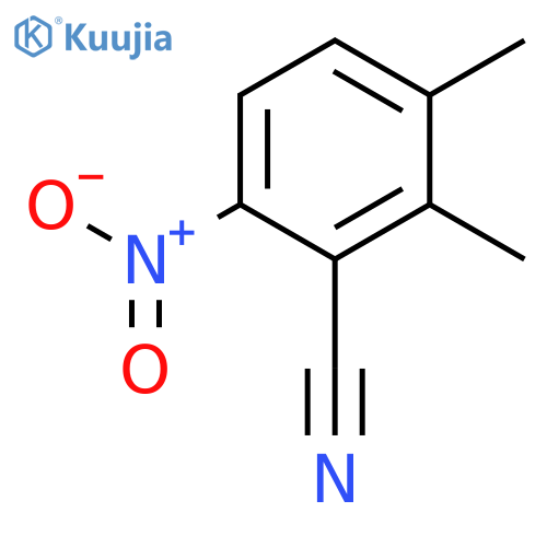 BENZONITRILE, 2,3-DIMETHYL-6-NITRO- structure