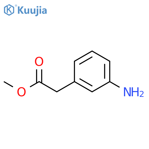 methyl 2-(3-aminophenyl)acetate structure