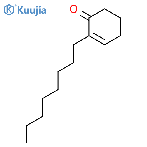 2-Cyclohexen-1-one, 2-octyl- structure