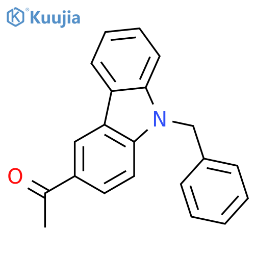 Ethanone, 1-[9-(phenylmethyl)-9H-carbazol-3-yl]- structure