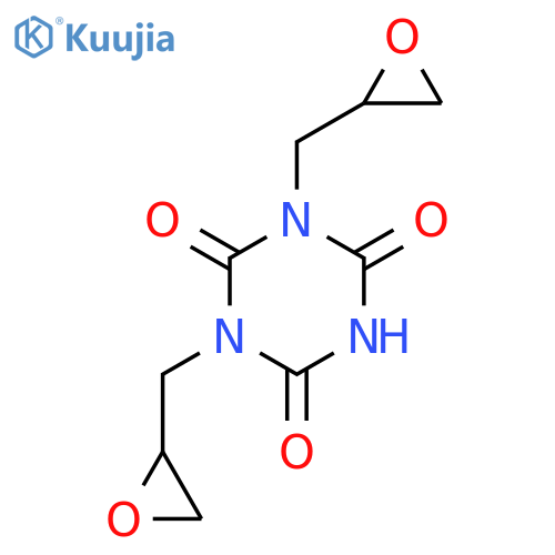 1,3-Bis[(oxiran-2-yl)methyl]-1,3,5-triazinane-2,4,6-trione structure
