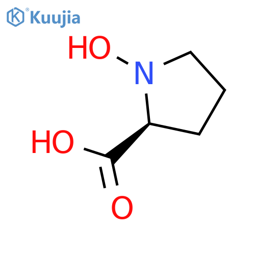 1-Pyrrolidinyloxy, 2-carboxy-, (S)- structure