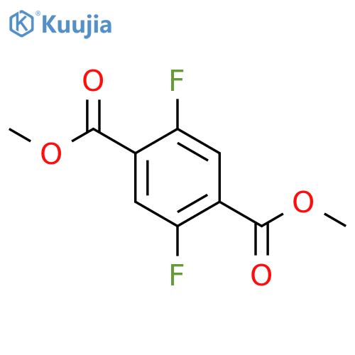 1,4-Benzenedicarboxylicacid, 2,5-difluoro-, 1,4-dimethyl ester structure