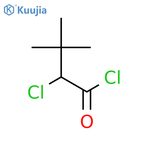 Butanoyl chloride, 2-chloro-3,3-dimethyl- structure