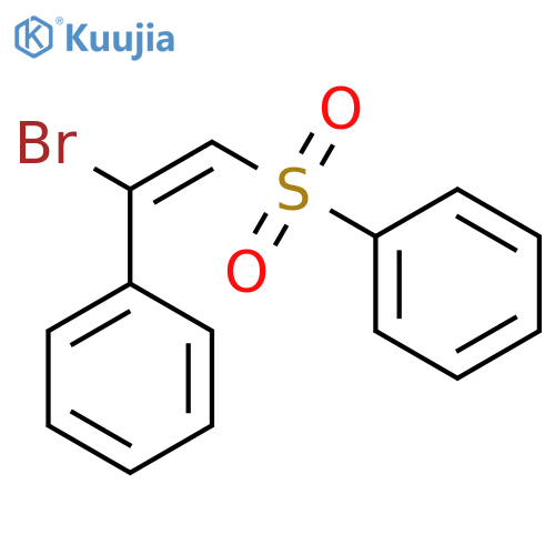 [(2-bromo-2-phenylethenyl)sulfonyl]benzene structure