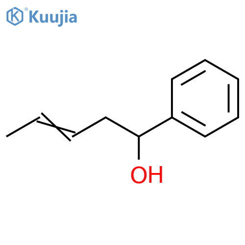 Benzenemethanol, a-2-butenyl- structure