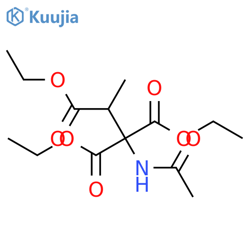 1,1,2-PROPANETRICARBOXYLIC ACID, 1-(ACETYLAMINO)-, TRIETHYL ESTER structure