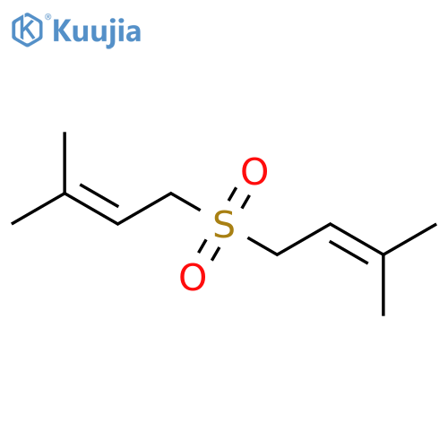 2-Butene, 1,1'-sulfonylbis[3-methyl- structure