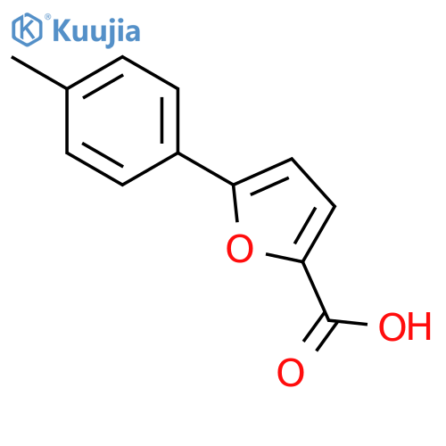 5-(4-methylphenyl)furan-2-carboxylic acid structure