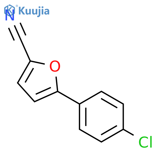 5-(4-chlorophenyl)furan-2-carbonitrile structure