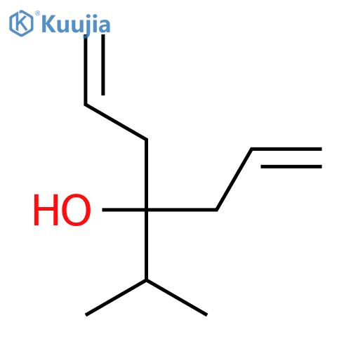 1,6-Heptadien-4-ol, 4-(1-methylethyl)- structure
