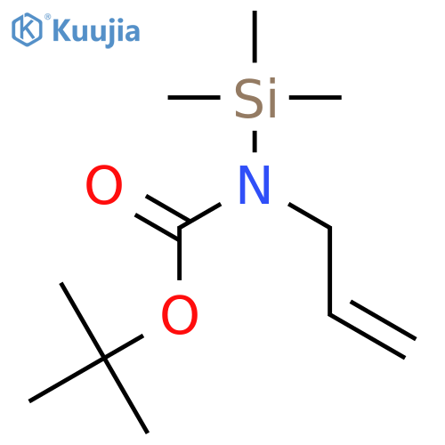 Carbamic acid, 2-propenyl(trimethylsilyl)-, 1,1-dimethylethyl ester structure