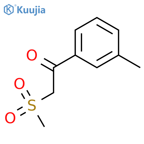 ETHANONE, 1-(3-METHYLPHENYL)-2-(METHYLSULFONYL)- structure