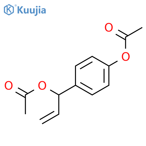 (1S)-1-4-(acetyloxy)phenylprop-2-en-1-yl acetate structure