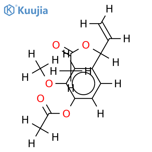 (1'S)-1'-acetoxyeugenol acetate structure